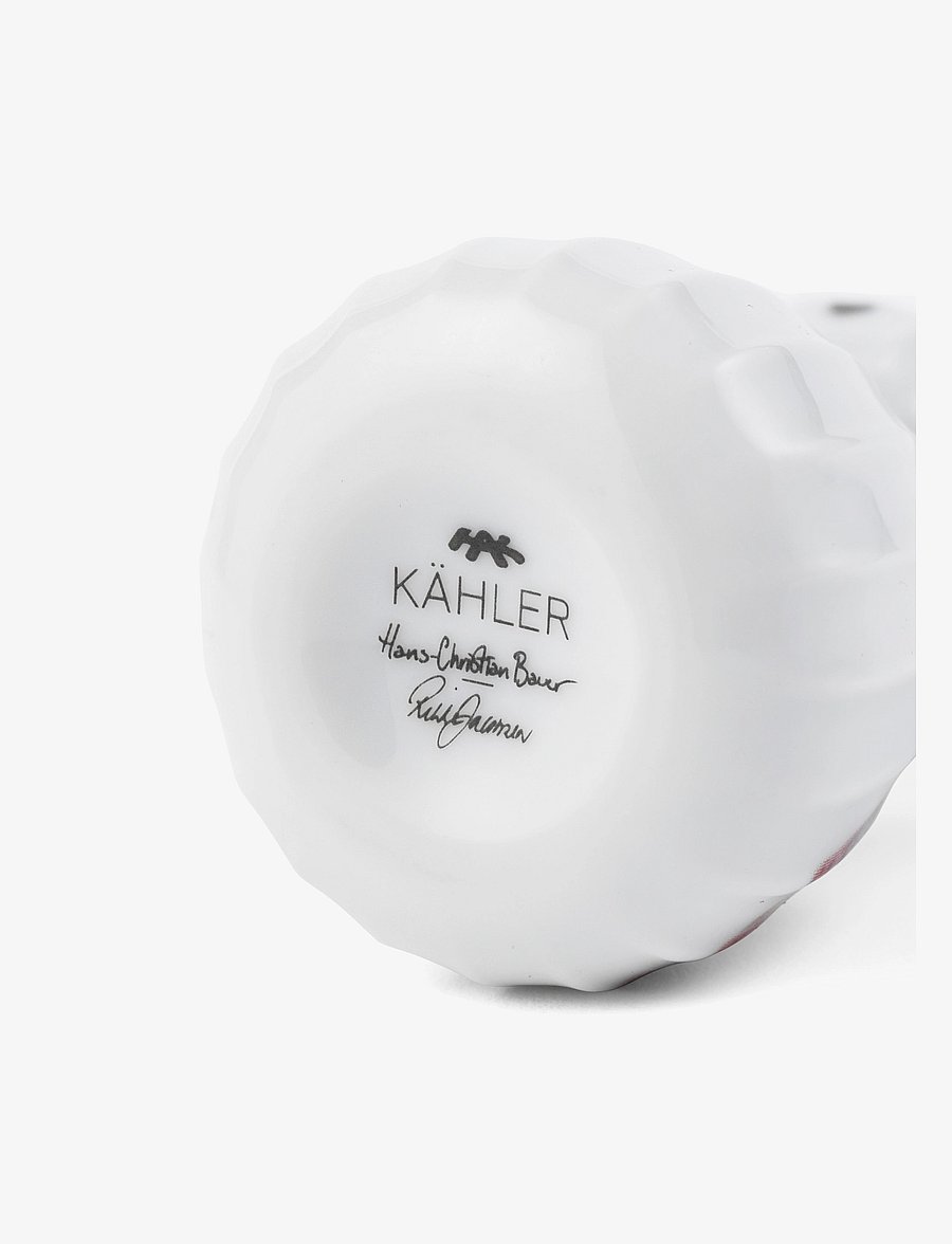 Kähler - Hammershøi Christmas Snowgirl H8 white w. deco - white w. deco - 4