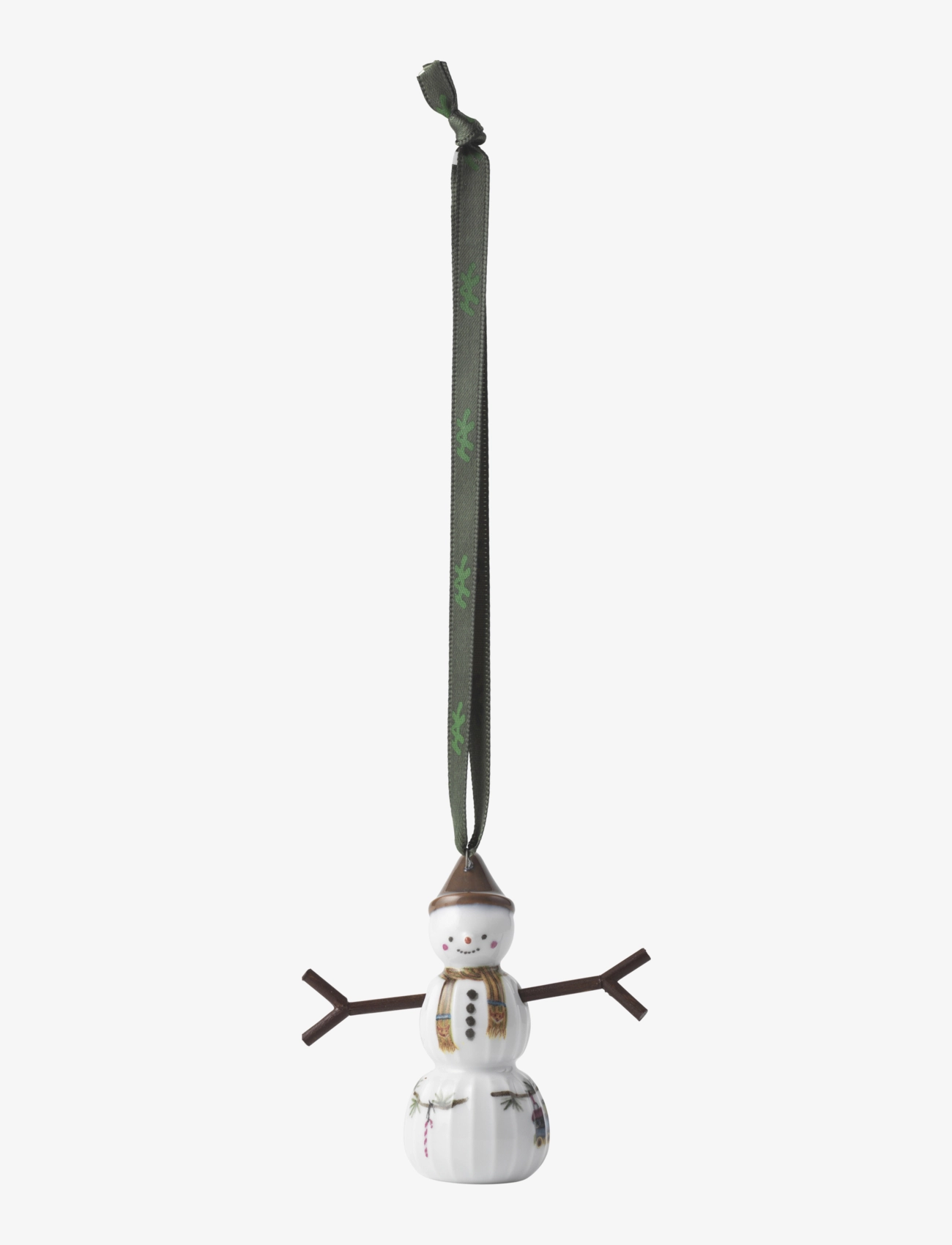 Kähler - Hammershøi Christmas Snowboy hanging variant H7 white w. deco - white w. deco - 1