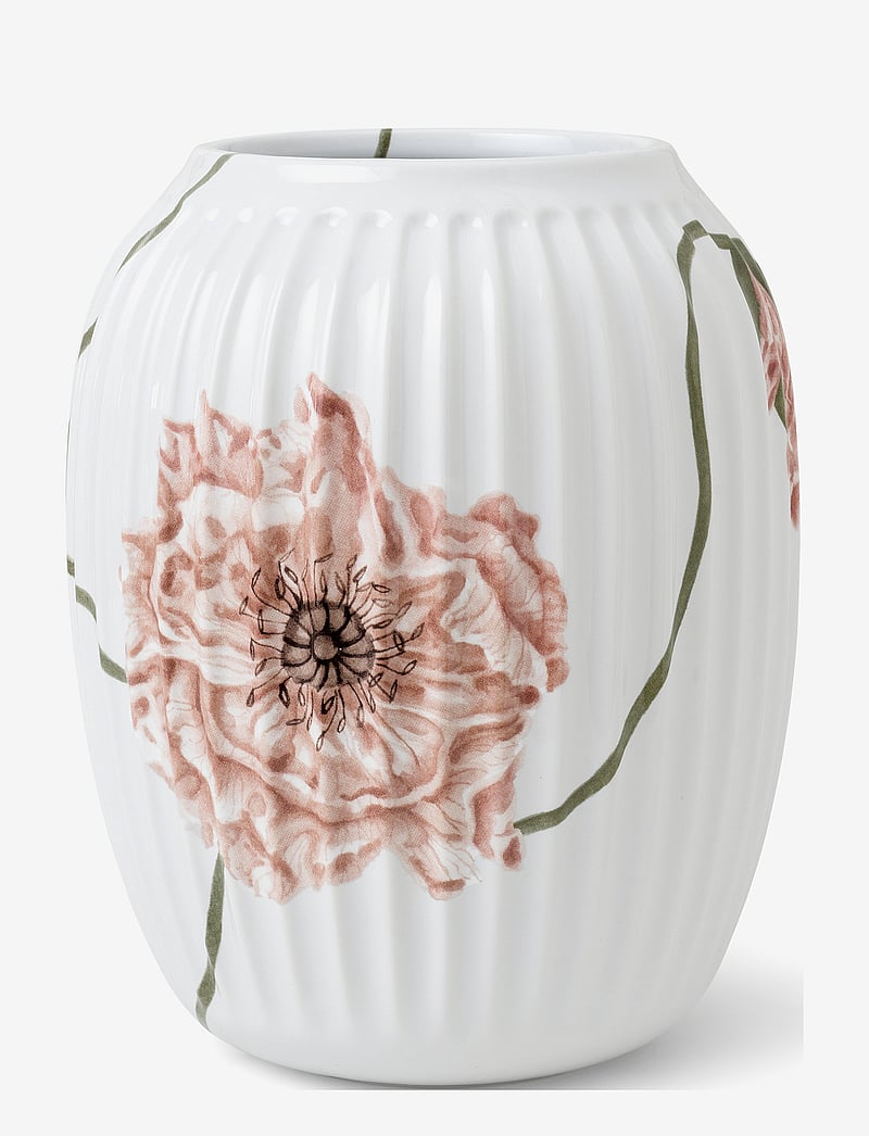 Kähler - Hammershøi Poppy Vase w. deco - geburtstagsgeschenke - white w. deco - 0