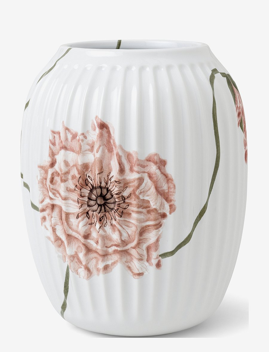 Kähler - Hammershøi Poppy Vase w. deco - osta hinna alusel - white w. deco - 0