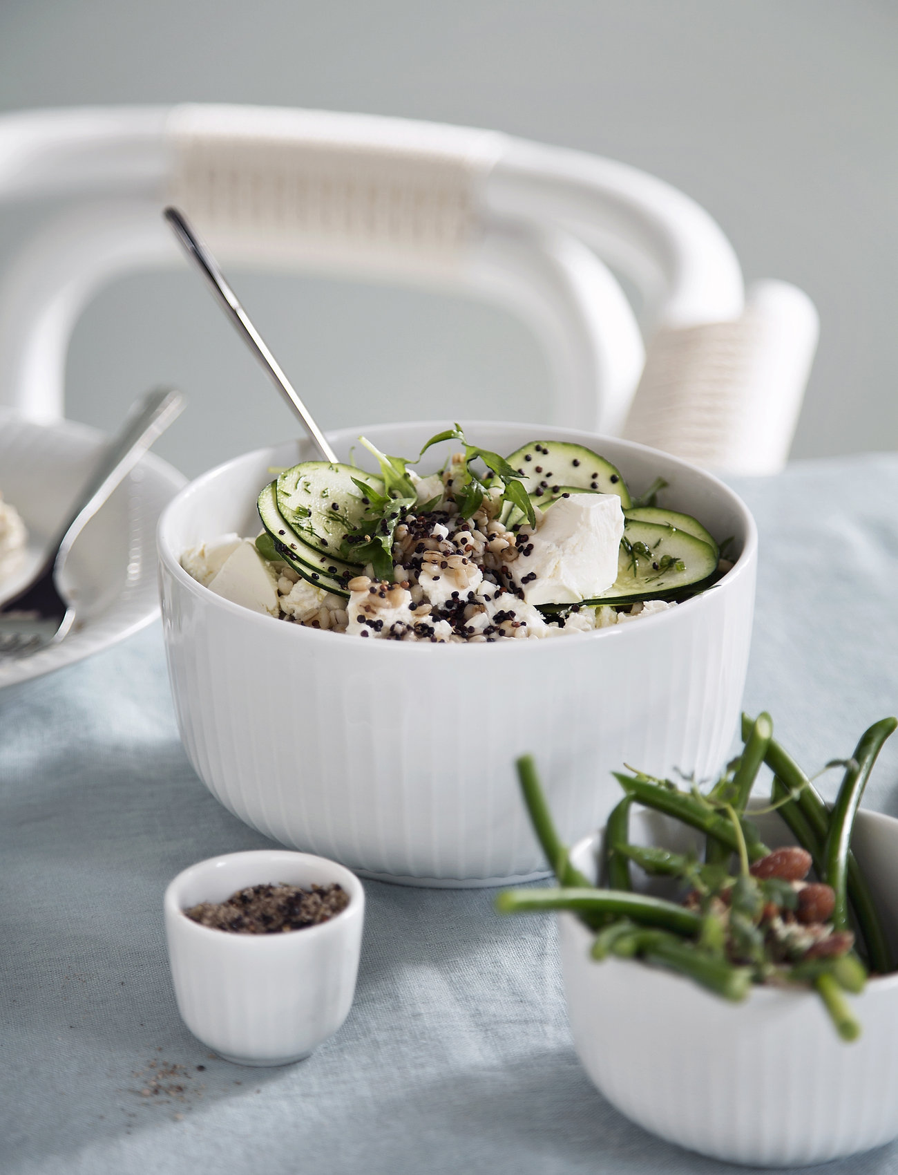 Kähler Hammershøi Skål Ø11 Cm Hvid, Ø 11 cm, Tableware, Weiß - Bowls, Homeware