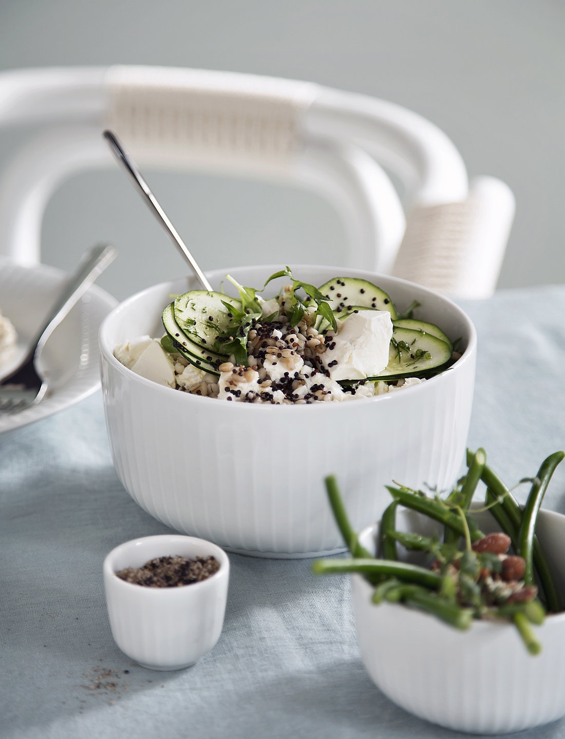 Kähler - Hammershøi Bowl Ø11 cm white - hommikusöögikausid - white - 1