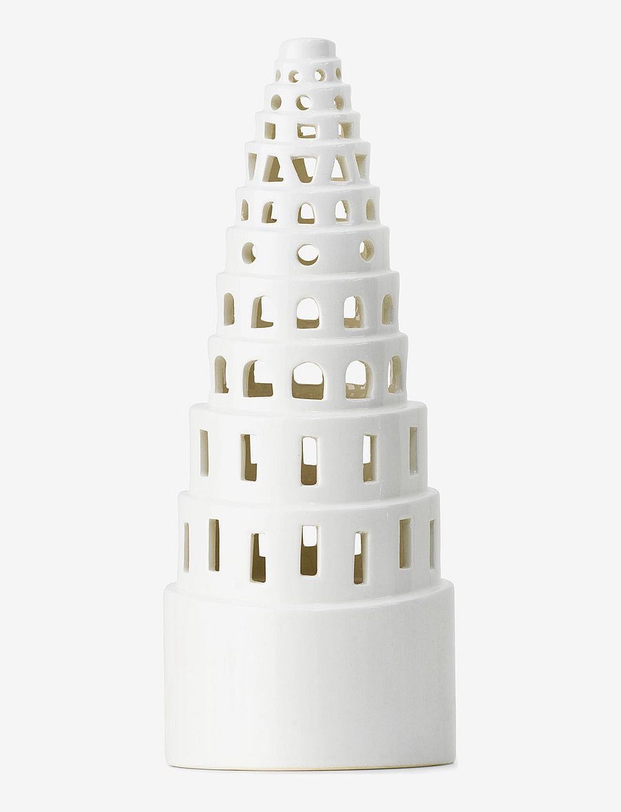 Kähler - Urbania Lighthouse High tower white - dekoratsioonid - white - 1