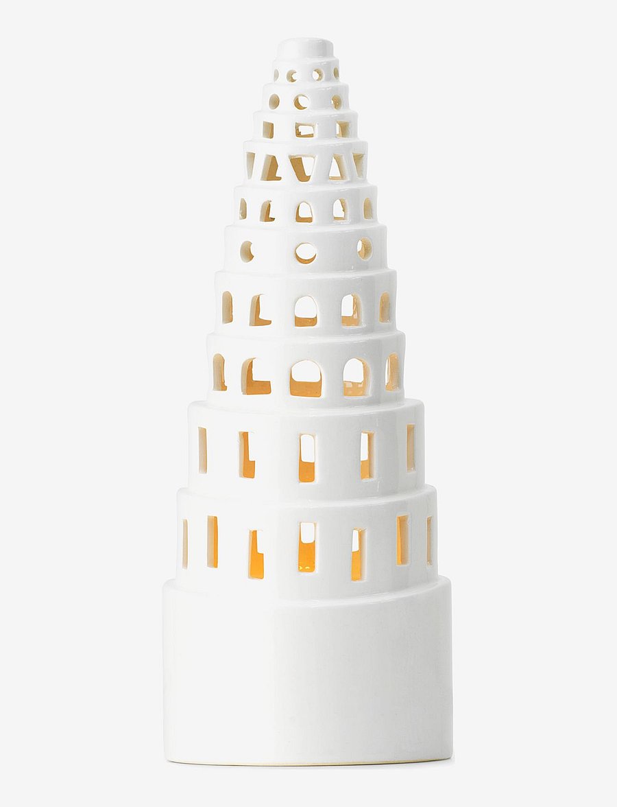 Kähler - Urbania Lighthouse High tower white - dekoratsioonid - white - 2