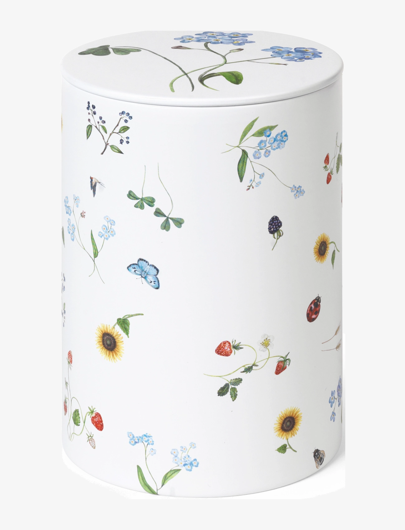 Kähler Hammershøi Summer Opbevaringsdåse H14,5 Symphony, 14.5 cm, Kitchen Storage, Weiß - Boxes & Containers, Homeware