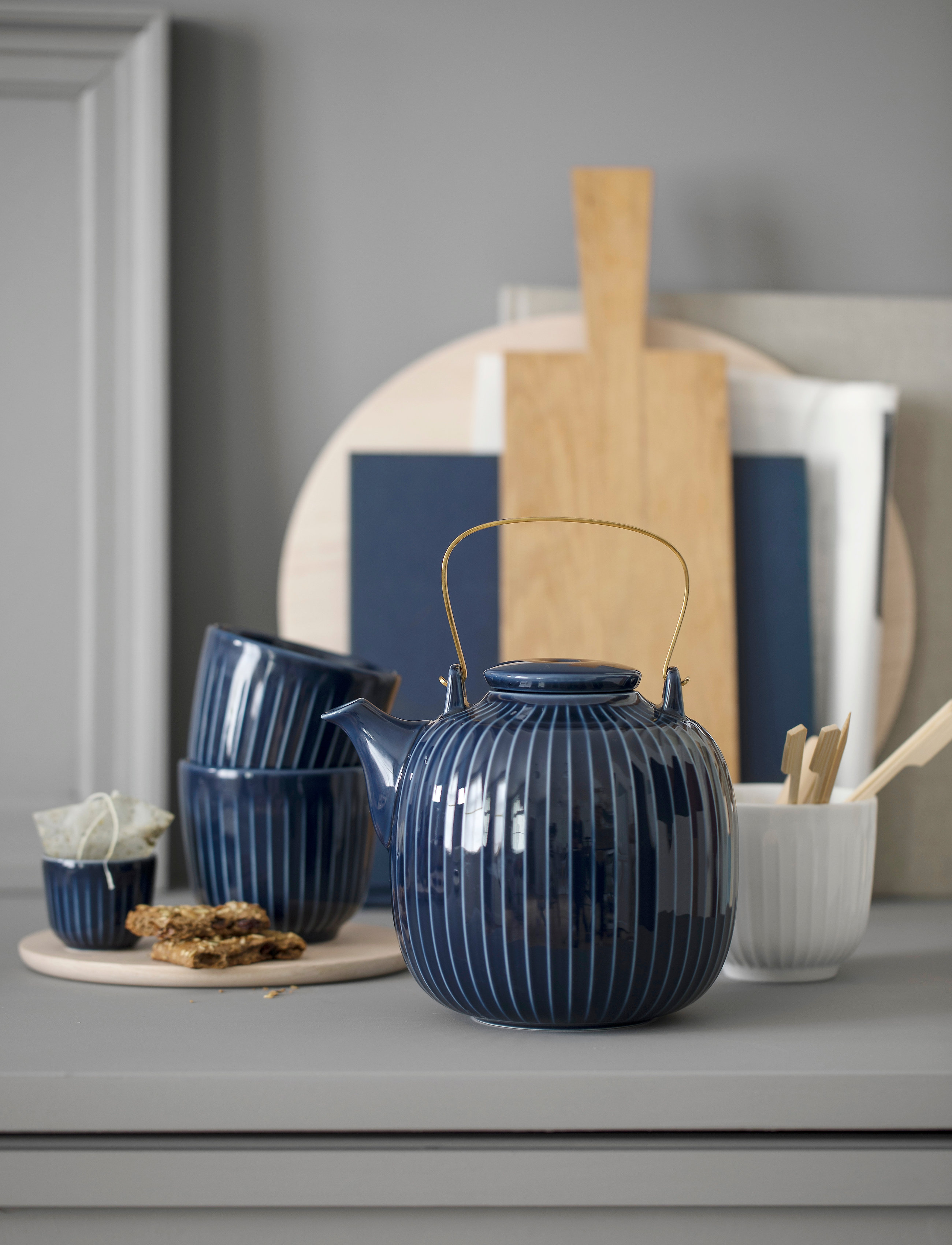 Kähler - Hammershøi Termokop 20 cl - kaffekopper - indigo - 2