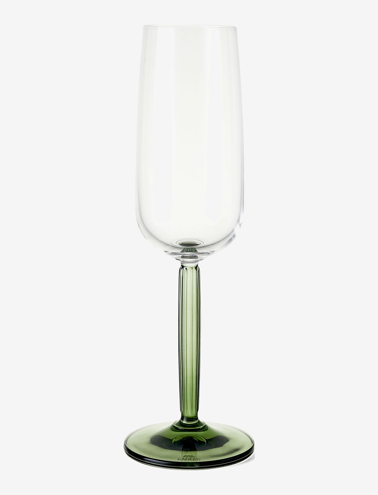 Kähler - Hammershøi Champagne Glass 24 cl green 2 pcs. - die niedrigsten preise - green - 1
