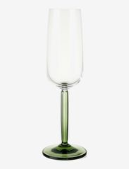 Hammershøi Champagne Glass 24 cl green 2 pcs. - GREEN