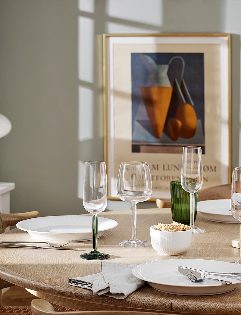 Kähler - Hammershøi Champagne Glass 24 cl green 2 pcs. - die niedrigsten preise - green - 3