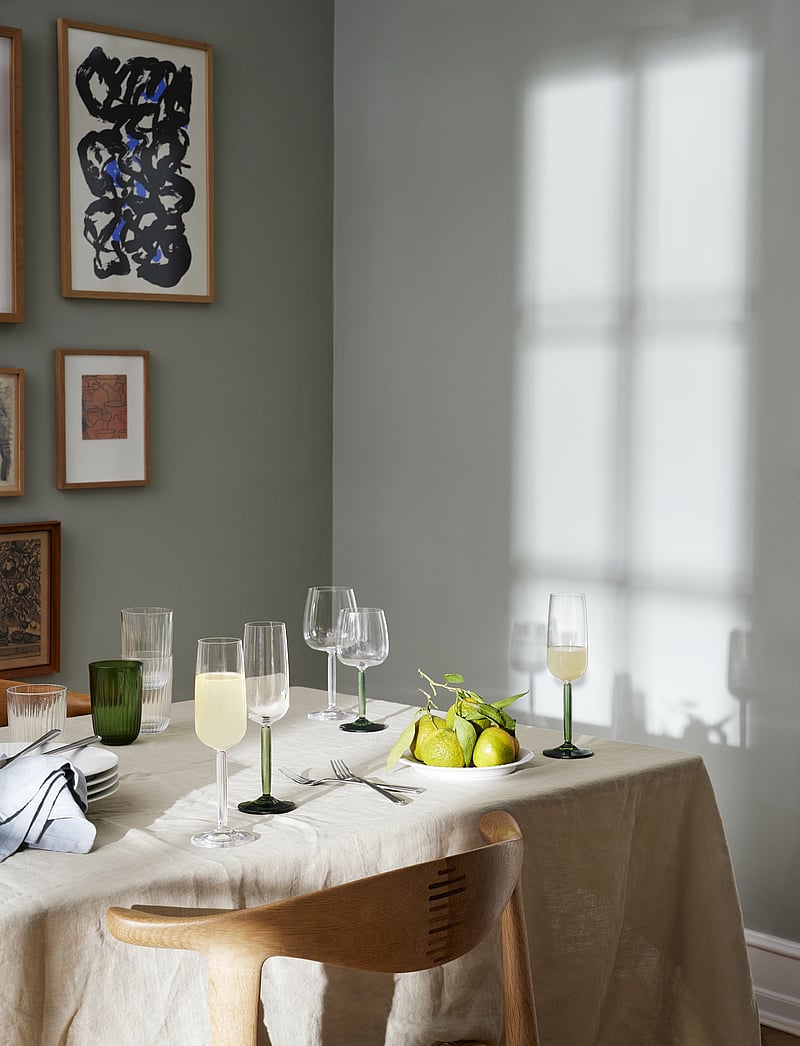 Kähler - Hammershøi Champagne Glass 24 cl green 2 pcs. - die niedrigsten preise - green - 4