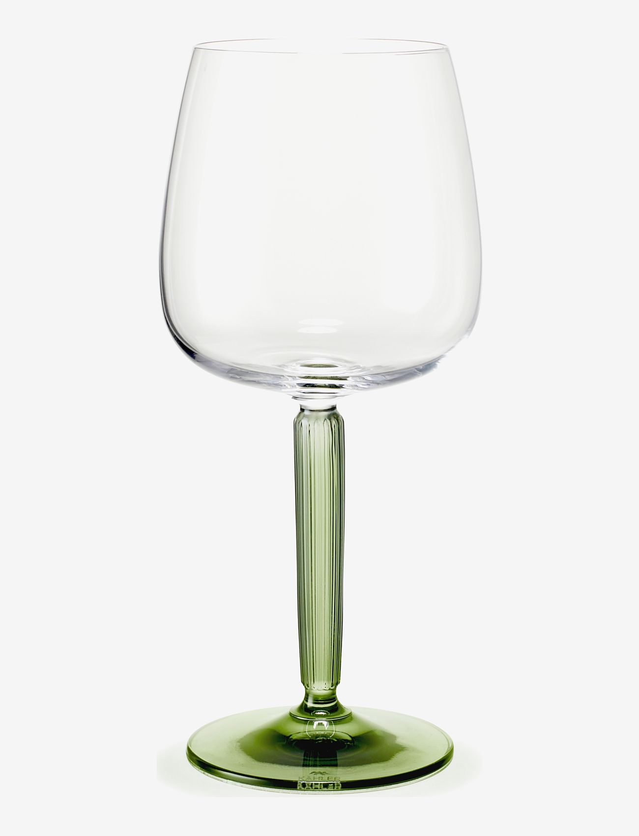 Kähler - Hammershøi Rødvinsglas 49 cl grøn 2 stk. - rødvinsglas - green - 0