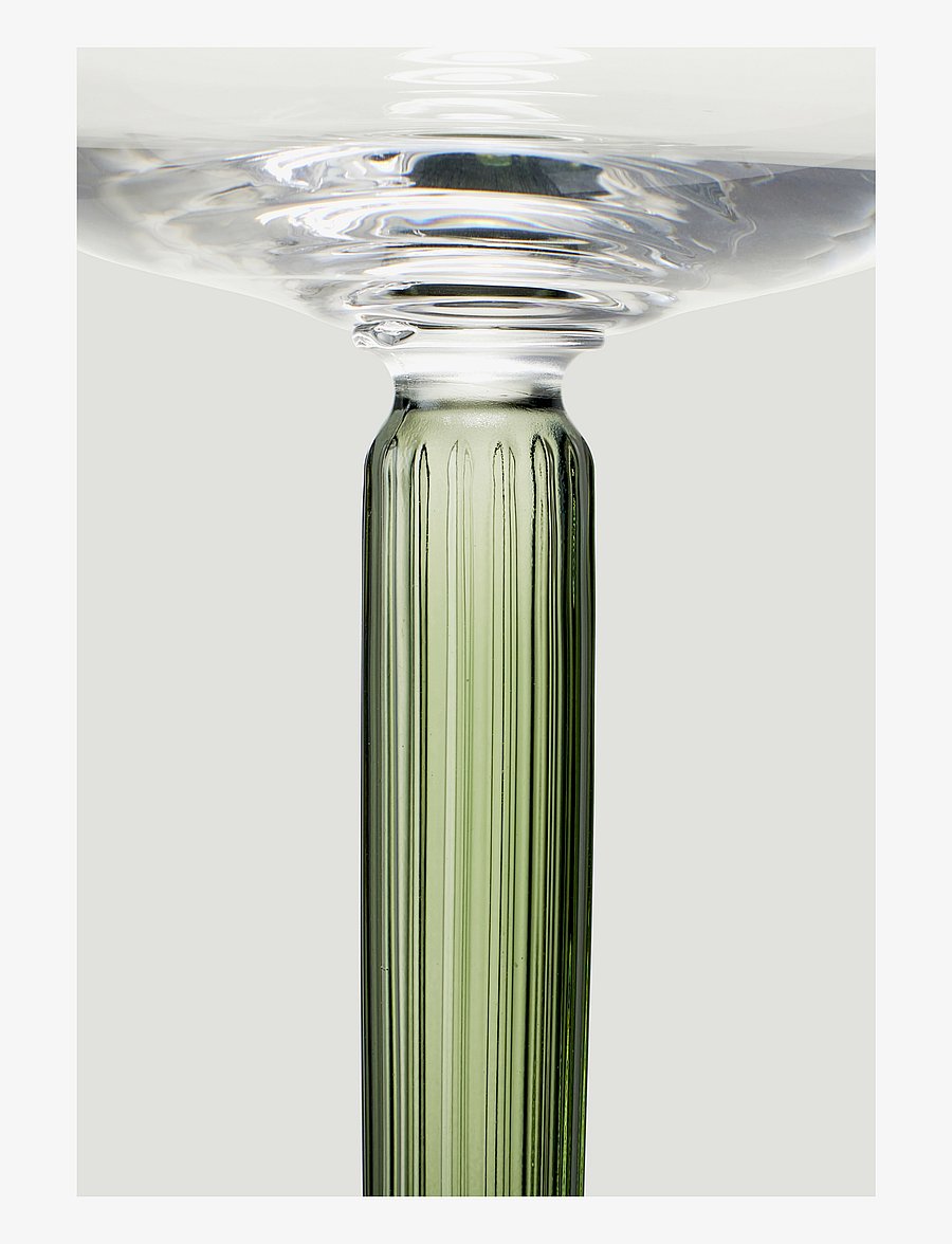Kähler - Hammershøi Red Wine Glass 49 cl green 2 pcs. - rotweingläser - green - 4