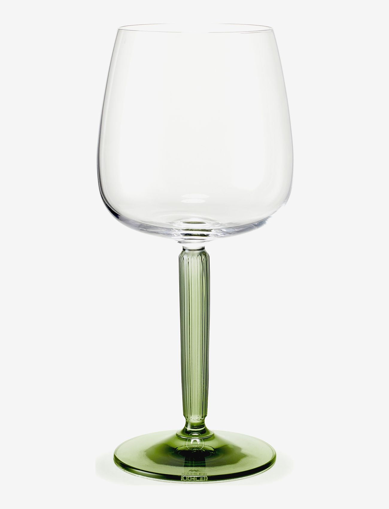 Kähler - Hammershøi Red Wine Glass 49 cl green 2 pcs. - red wine glasses - green - 1