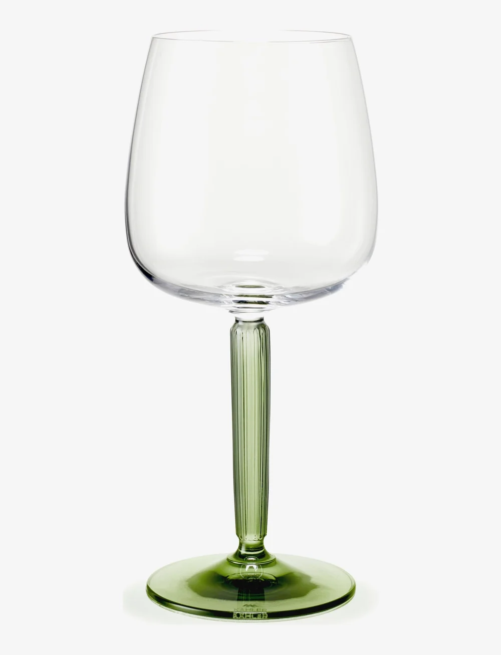 Kähler - Hammershøi Red Wine Glass 49 cl green 2 pcs. - punase veini pokaalid - green - 1
