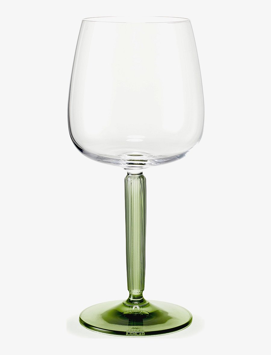 Kähler - Hammershøi Red Wine Glass 49 cl green 2 pcs. - rotweingläser - green - 2