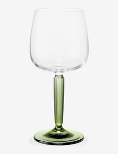 Hammershøi Vitvinsglas 35 cl grön 2 st., Kähler