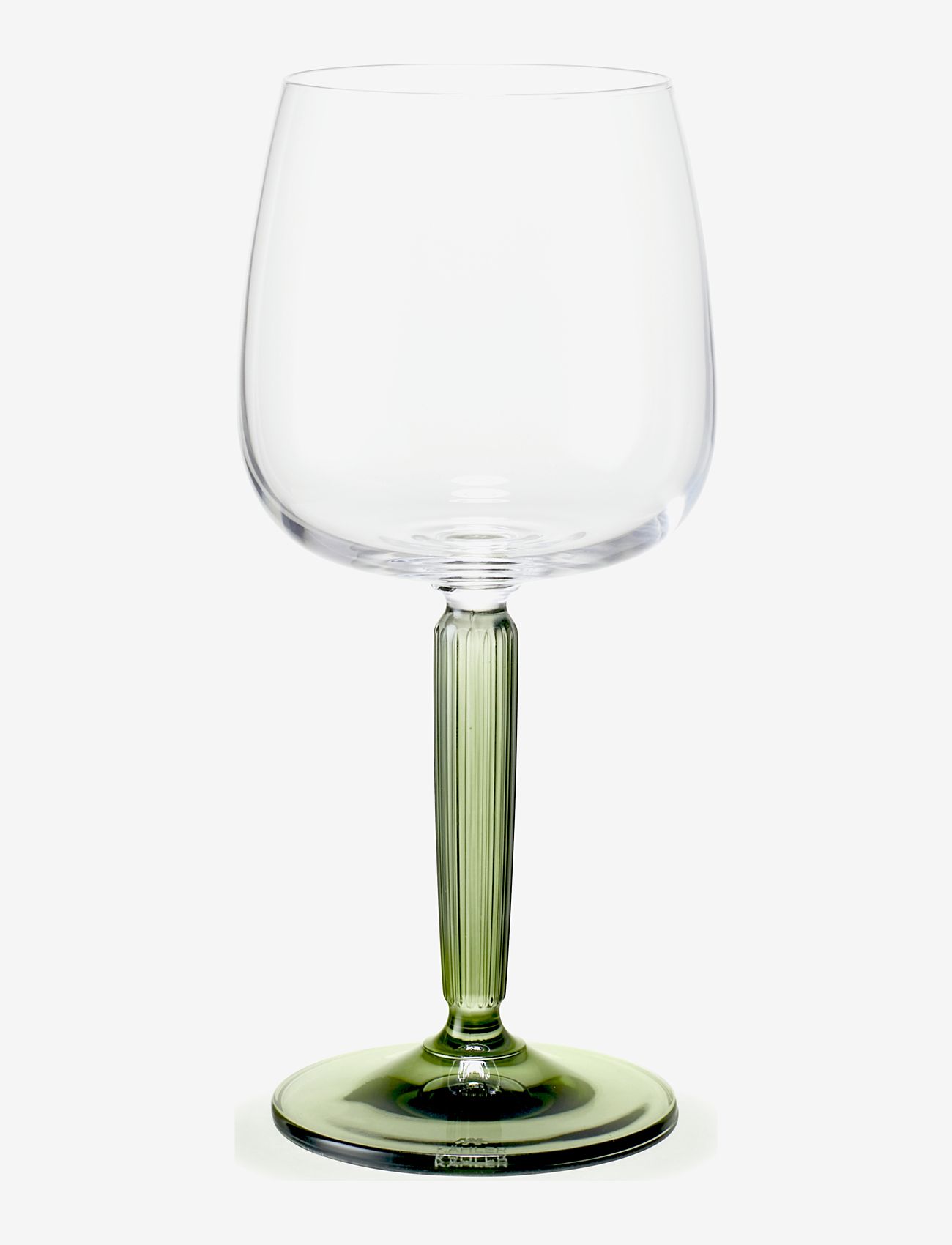 Kähler - Hammershøi White Wine Glass 35 cl green 2 pcs. - kieliszki do białego wina - green - 0