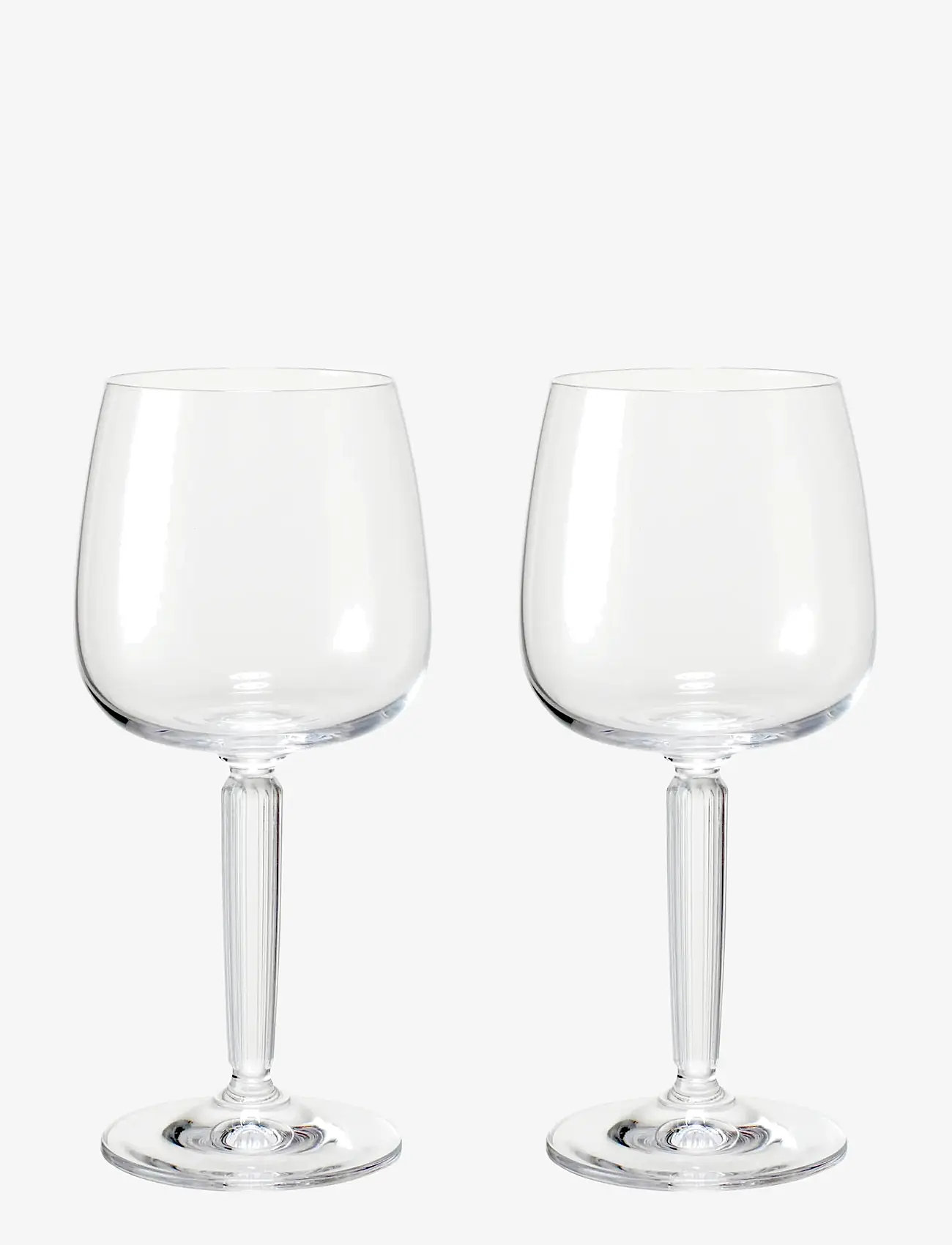 Kähler - Hammershøi Hvidvinsglas 35 cl klar 2 stk. - hvidvinsglas - clear - 0