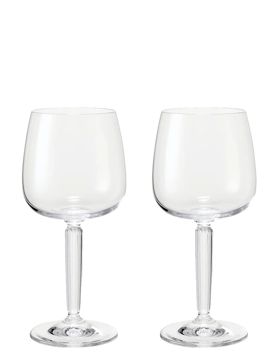 Kähler - Hammershøi White Wine Glass 35 cl clear 2 pcs. - weißweingläser - clear - 0