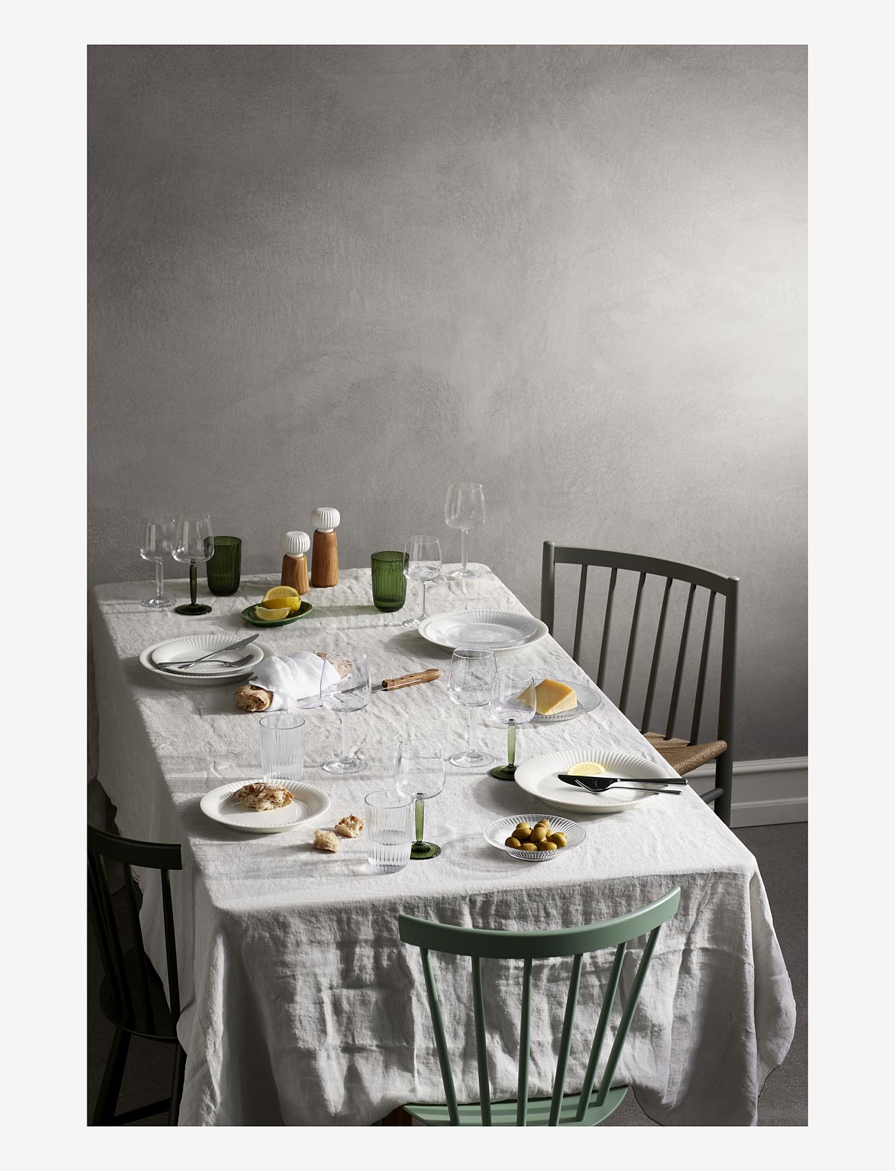 Kähler - Hammershøi Red Wine Glass 49 cl clear 2 pcs. - rode wijnglazen - clear - 4