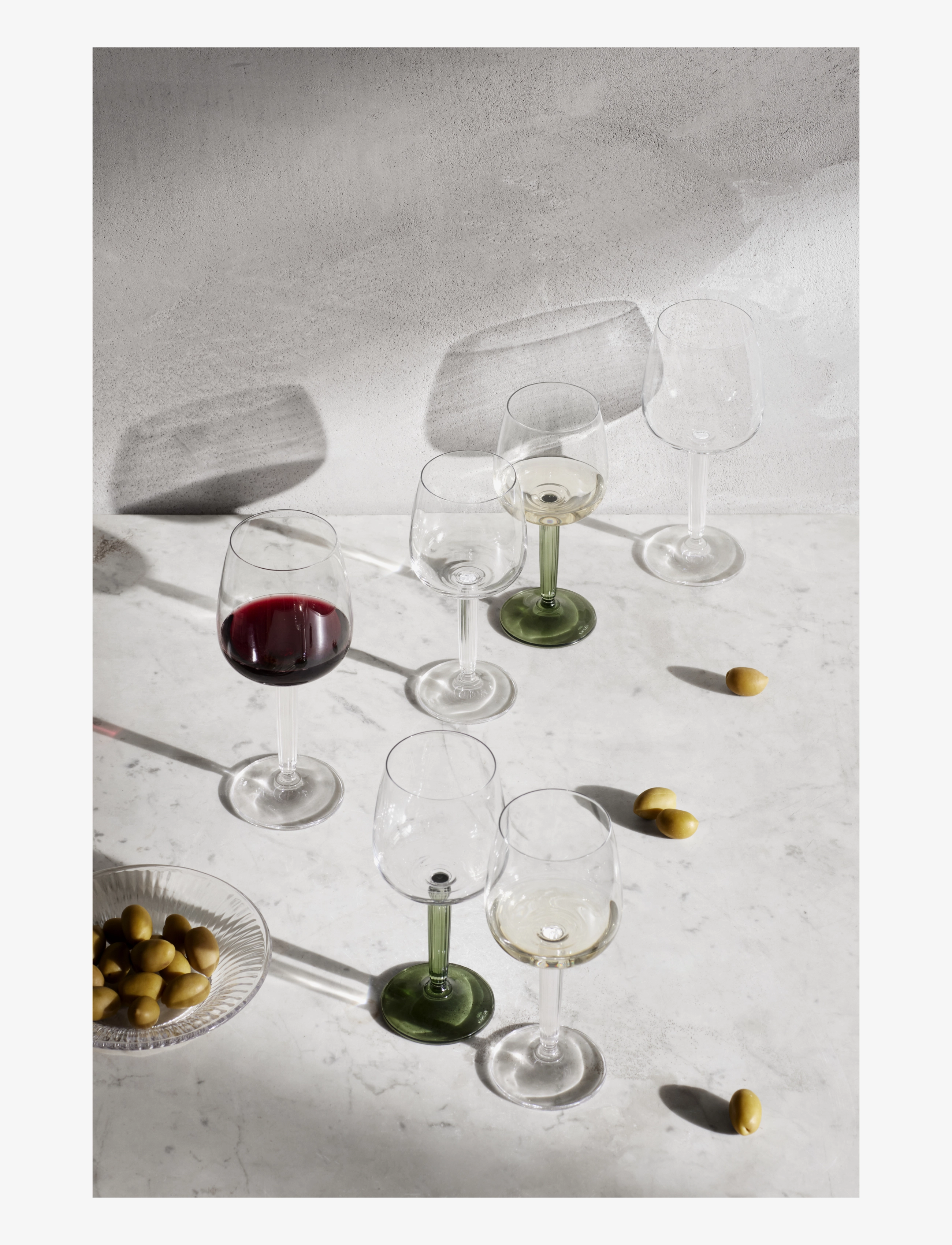 Kähler - Hammershøi Red Wine Glass 49 cl clear 2 pcs. - vyno taurės - clear - 5
