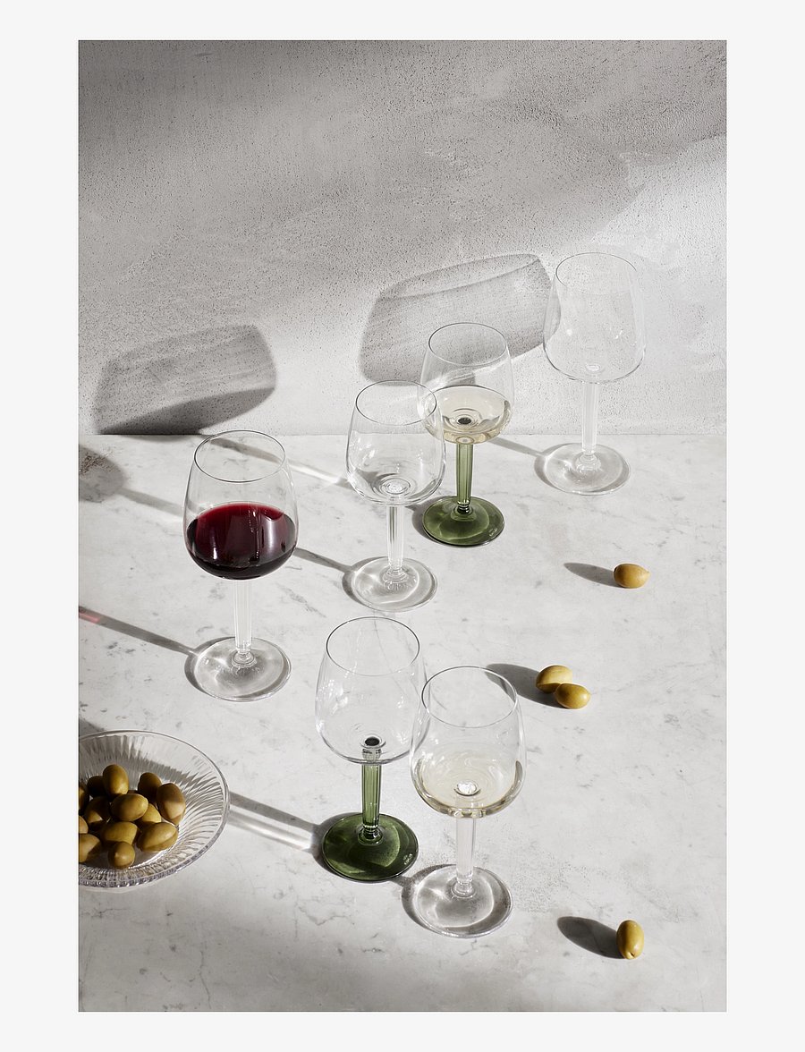 Kähler - Hammershøi Red Wine Glass 49 cl clear 2 pcs. - rotweingläser - clear - 5
