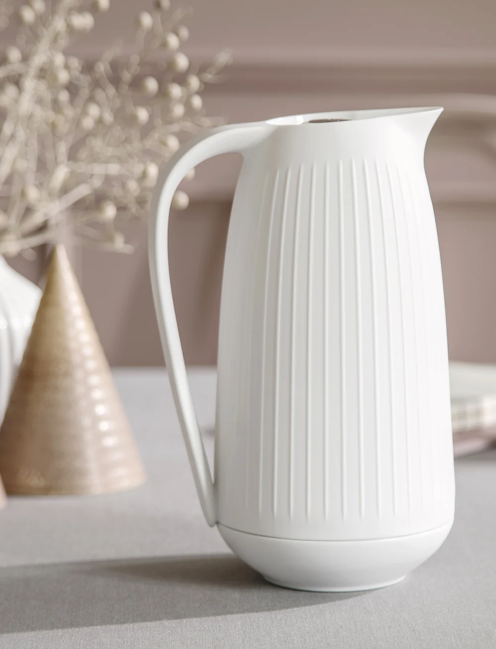 Kähler - Hammershøi Thermos jug 1,0 l - nach preis einkaufen - white - 2