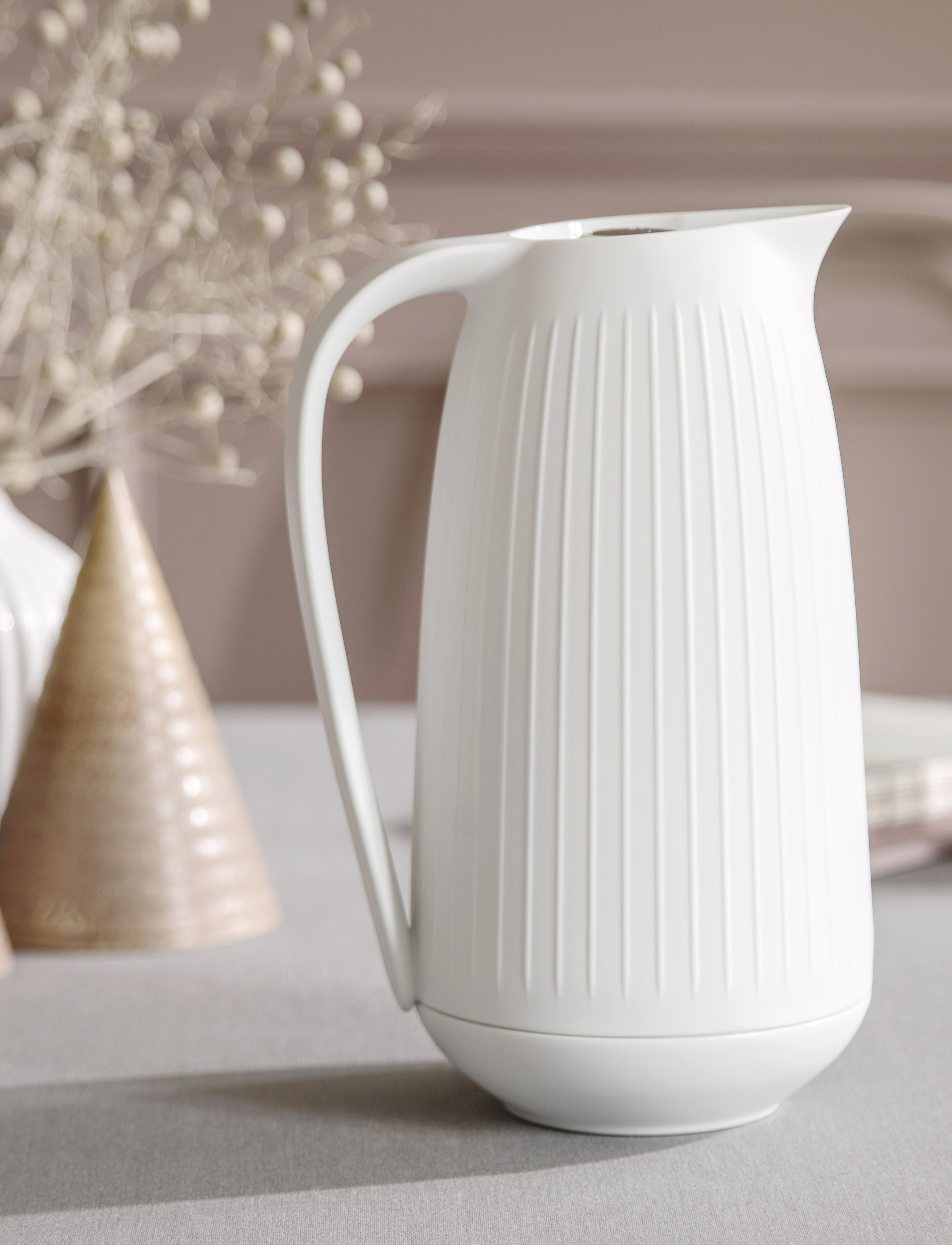 Kähler - Hammershøi Thermos jug 1,0 l - terminiai grafinai - white - 2