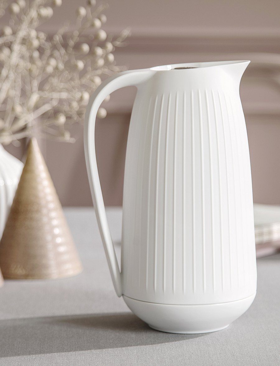 Kähler - Hammershøi Thermos jug 1,0 l - thermoskannen - white - 2