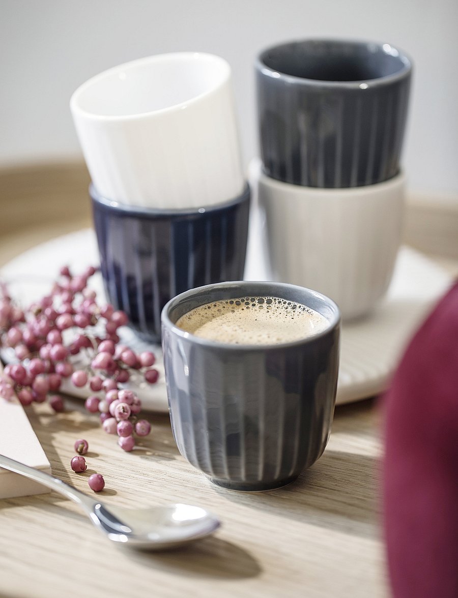 Kähler - Hammershøi Espresso cup 10 cl - espressotassen - white - 2