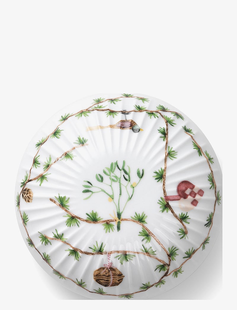 Kähler - Hammershøi Christmas Bonbonnière Ø12 cm white w. deco - home - white w. deco - 2