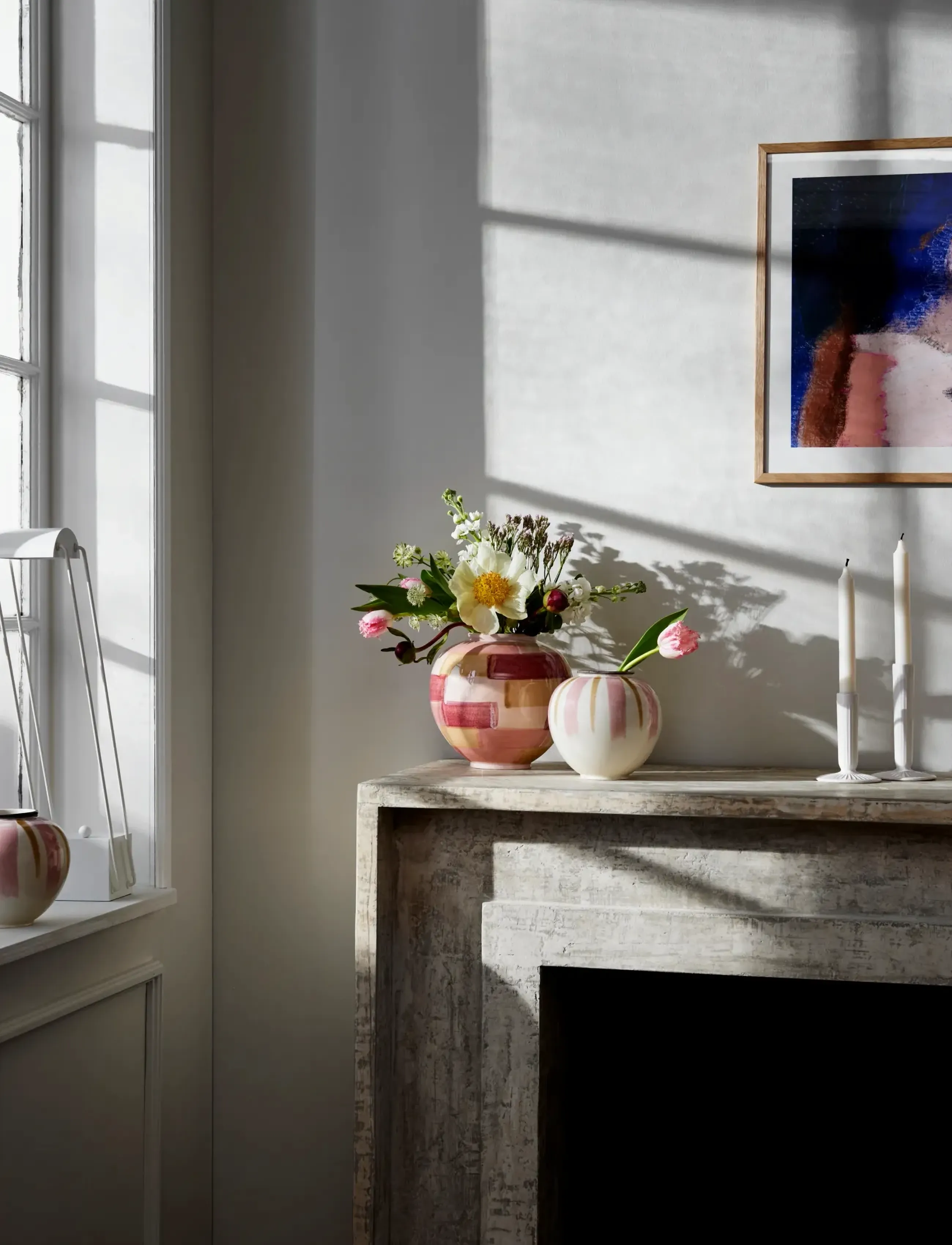 Kähler - Hammershøi Block candle holder H9.5 white - kerzenständer - white - 4