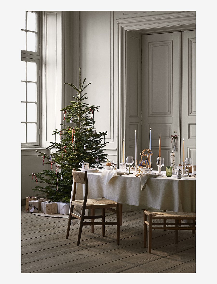 Kähler - Hammershøi Christmas Bauble 2024 Ø6 cm white w. deco - white w. deco - 5