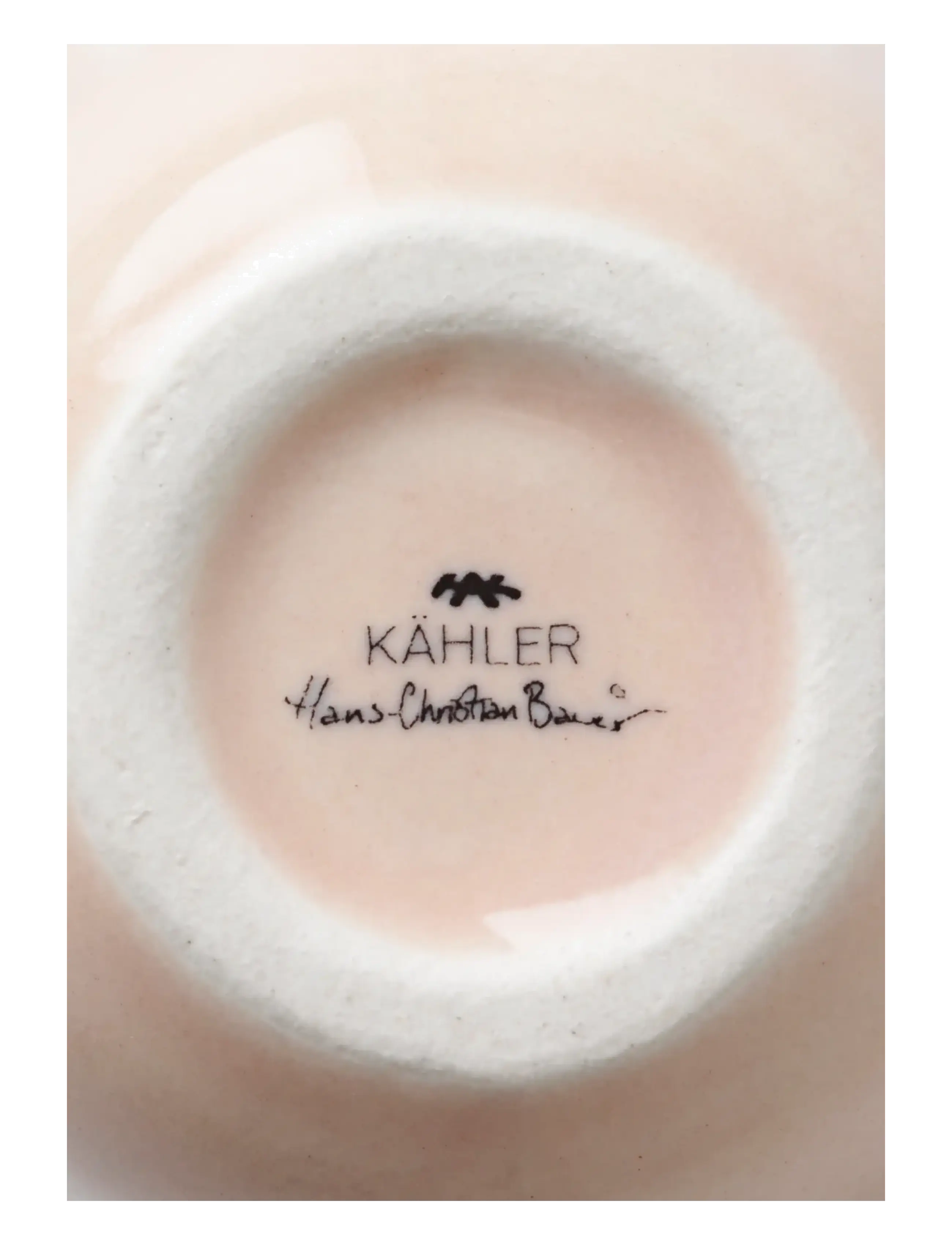 Kähler - Hammershøi Vase H8.5 cm rosa - vaser - rose - 3