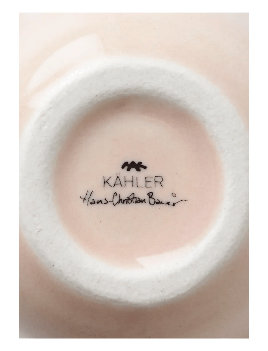 Kähler - Hammershøi Vase H8.5 cm rose - vaasid - rose - 3