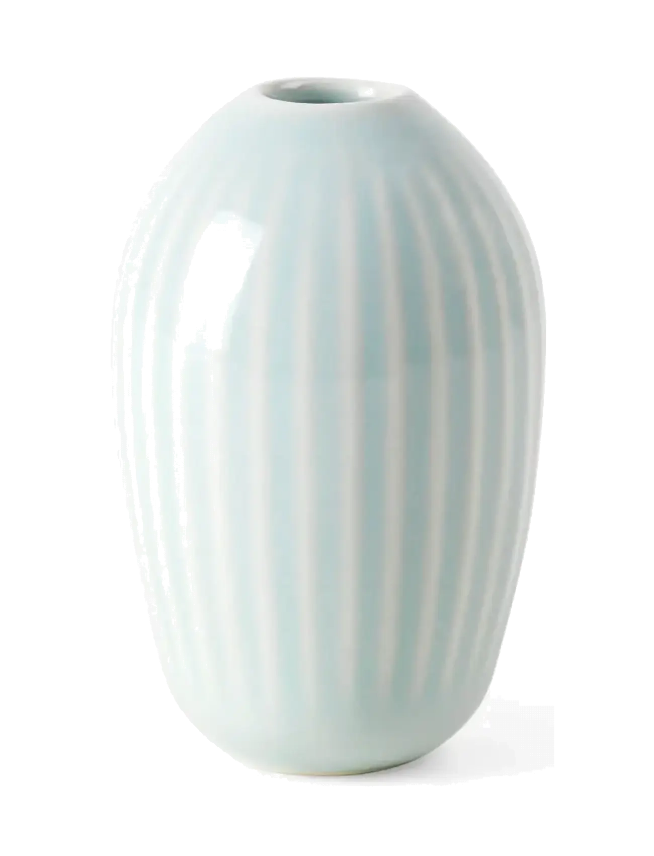 Kähler Hammershøi Vase H8.5 Cm Mint, Vase, Blå, Str: H8.5CM