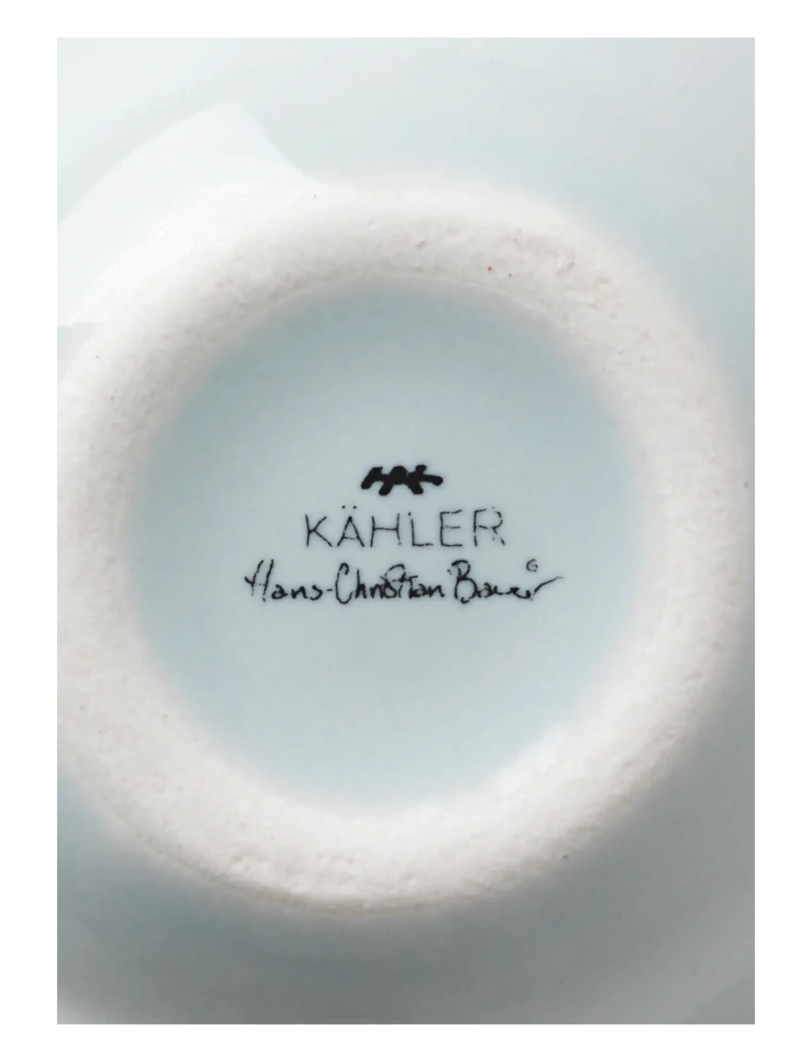 Kähler - Hammershøi Vase H8.5 cm mint - vases - mint - 3