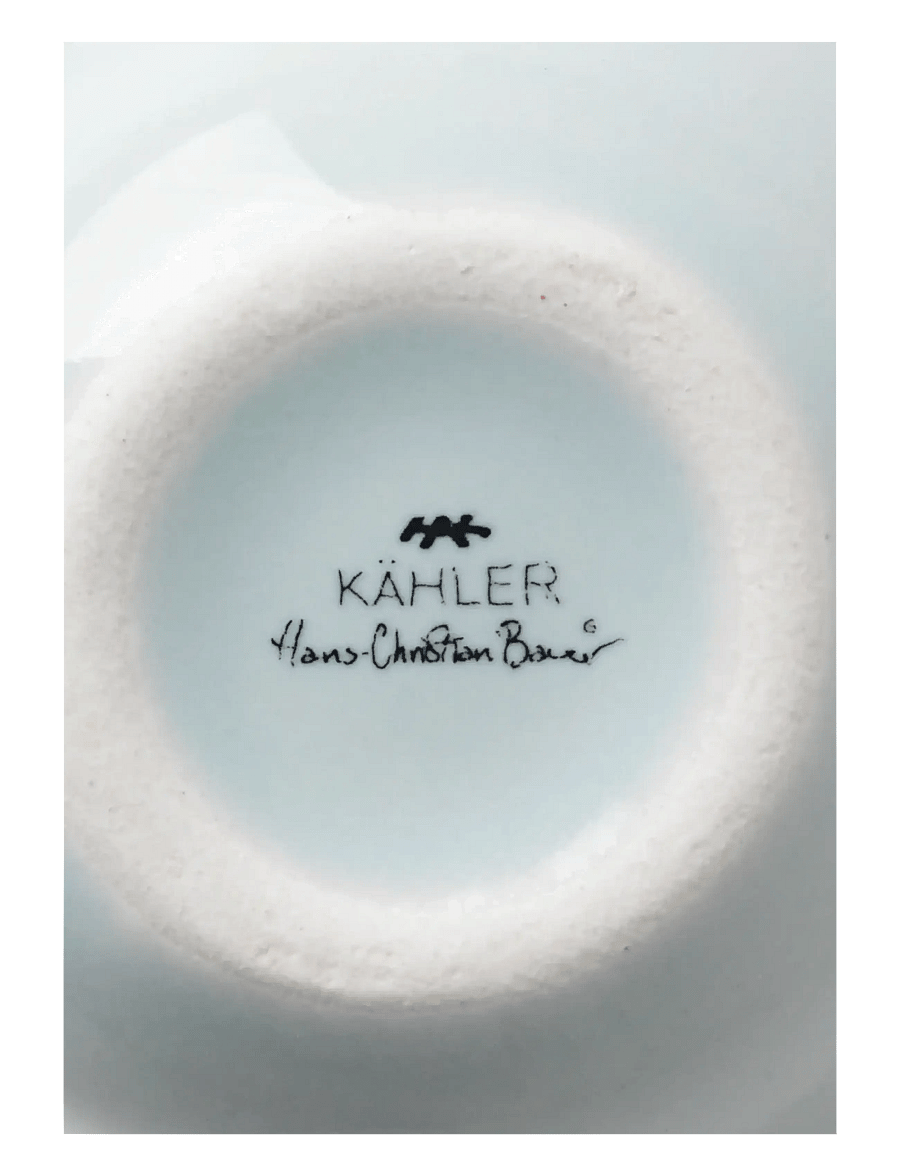 Kähler - Hammershøi Vase H8.5 cm mint - vasen - mint - 3