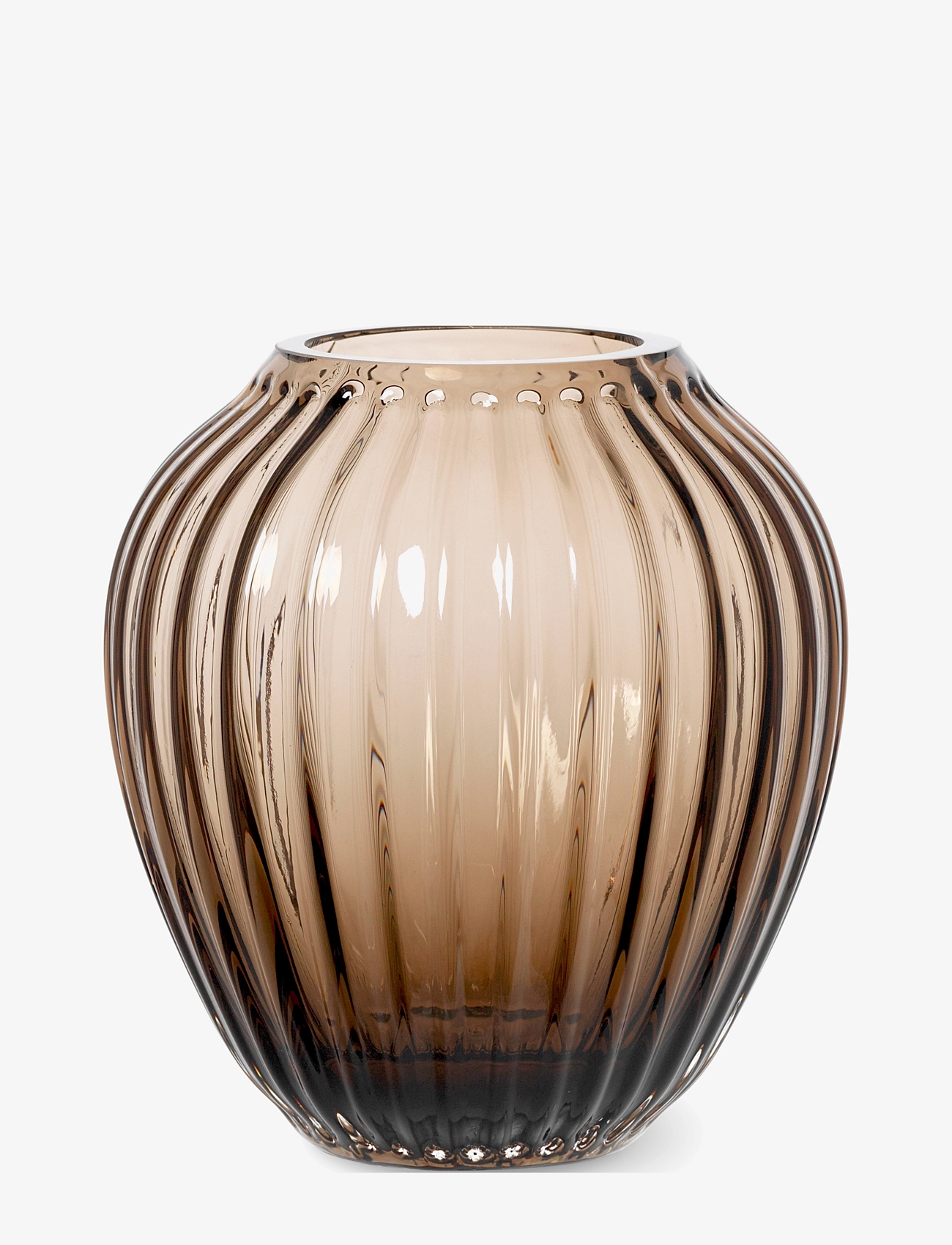 KÄHLER Hammershøi Vase Braun - H14CM - Unisex