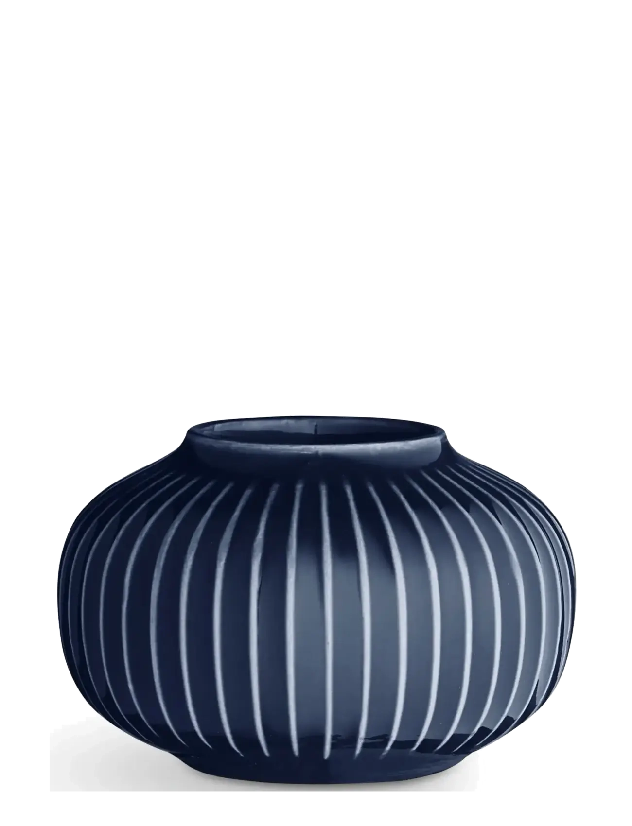 Kähler Hammershøi Tealight holder round Ø10 cm indigo (18181) - Kähler - INDIGO / navy