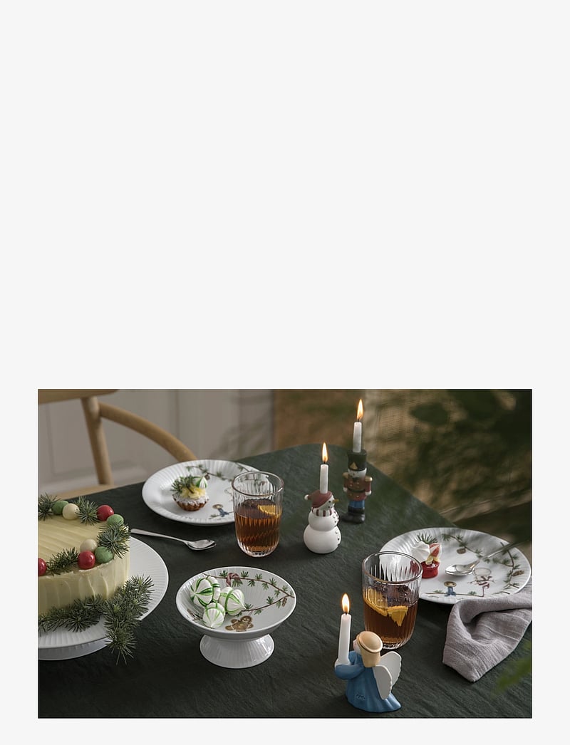 Kähler - Hammershøi Christmas Plate Ø22 cm white w. deco (18144) - nach preis einkaufen - white w. deco - 4
