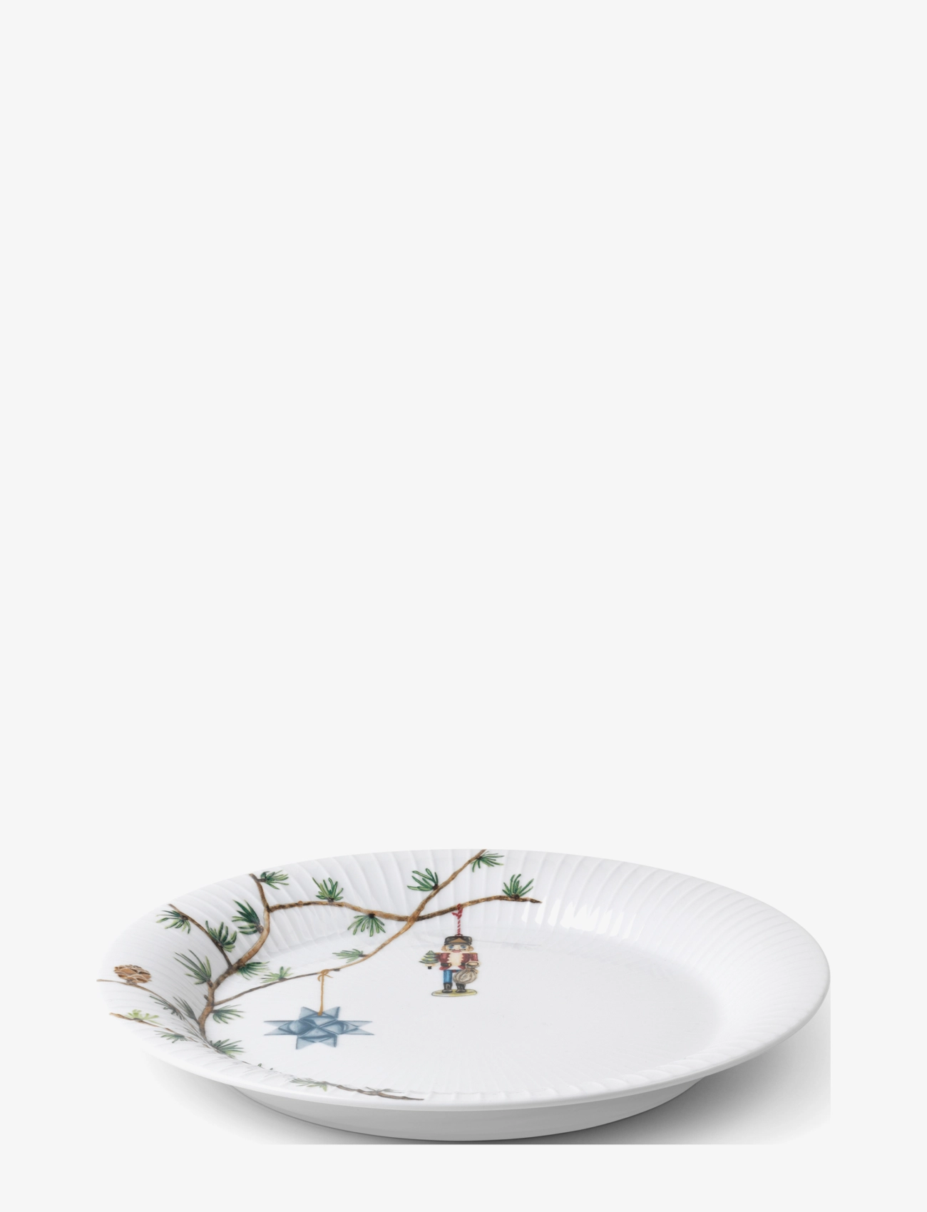 Kähler - Hammershøi Christmas Tallrik Ø27 cm vit m. deko - white w. deco - 1