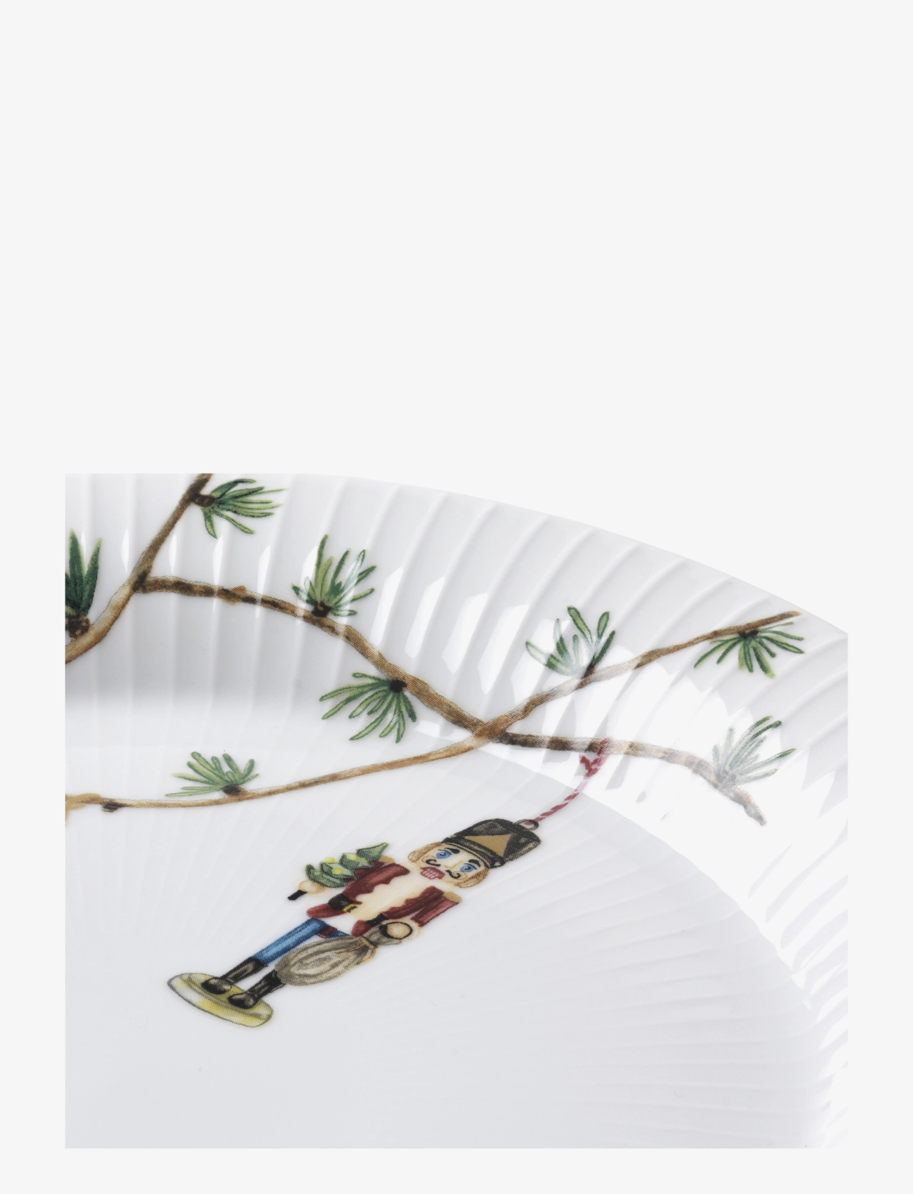 Kähler - Hammershøi Christmas Tallrik Ø27 cm vit m. deko - white w. deco - 2