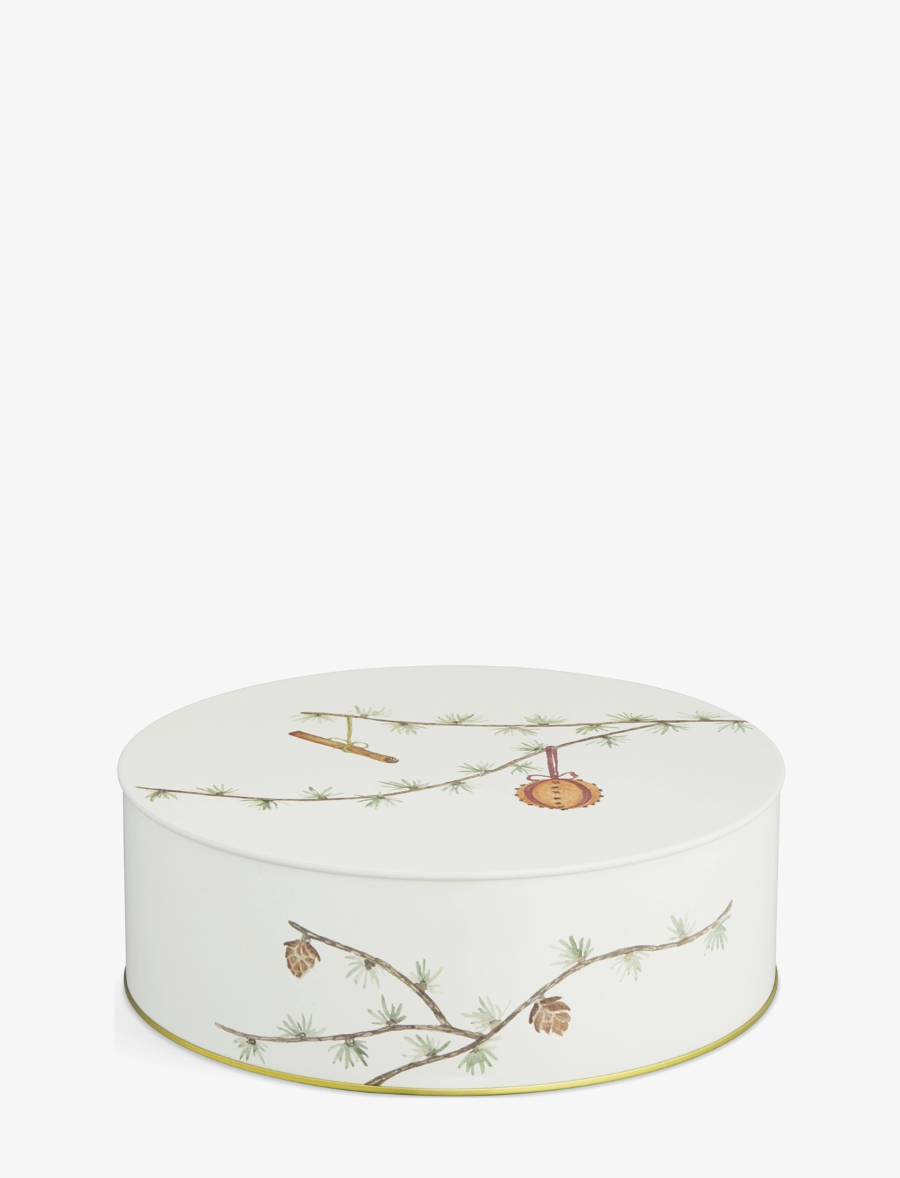 Kähler - Hammershøi Christmas Förvaringsburkar m. deko 2 st. - white w. deco - 2