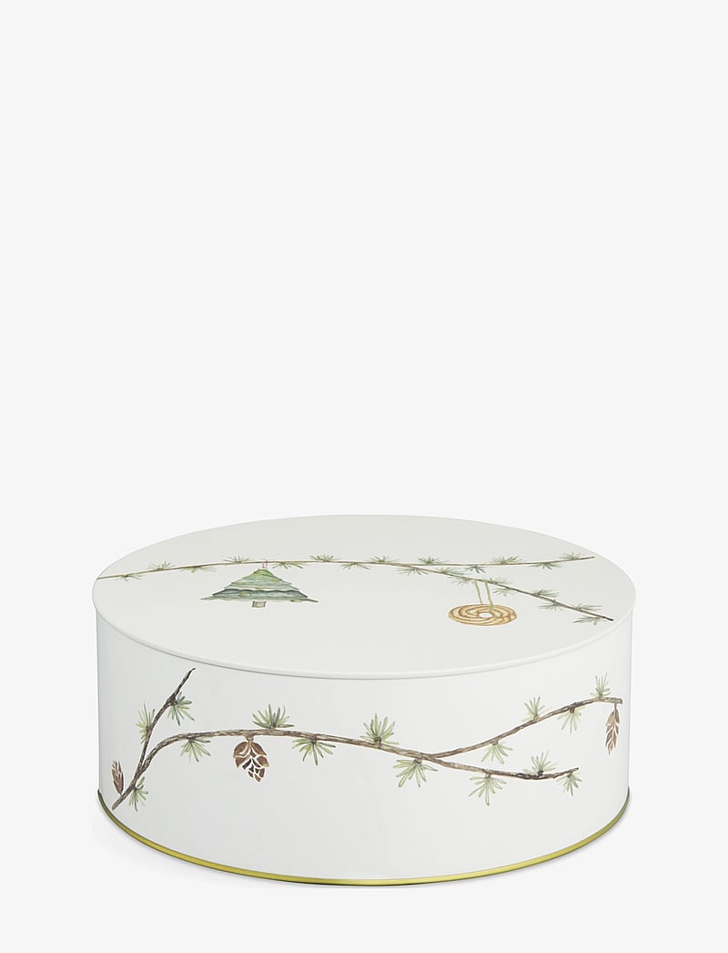 Kähler - Hammershøi Christmas Storage tin w. deco 2 pcs. - osta hinna alusel - white w. deco - 3
