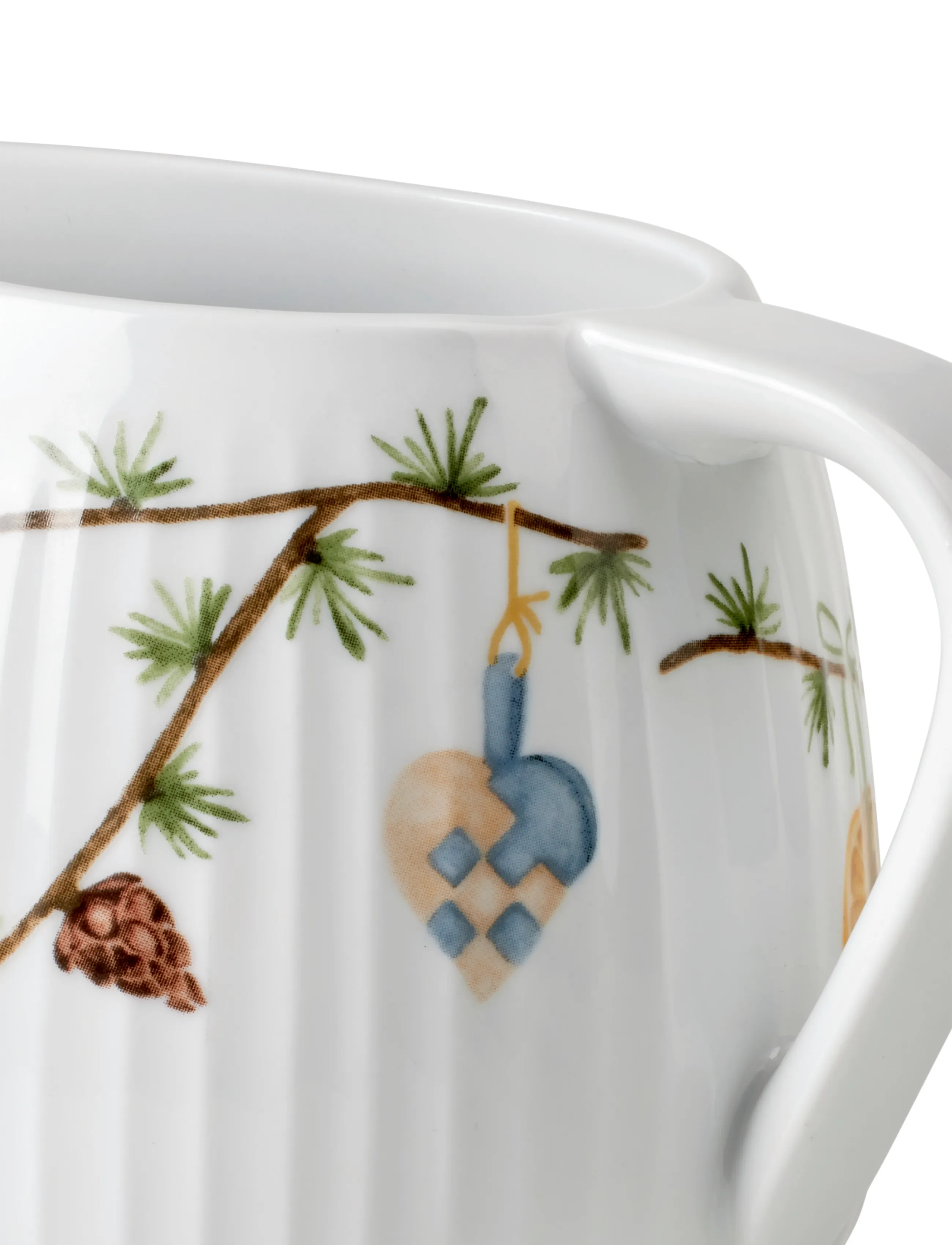 Kähler - Hammershøi Christmas Sauce boat 66 cl white w. deco - gravy boats & sauce pots - white w. deco - 4