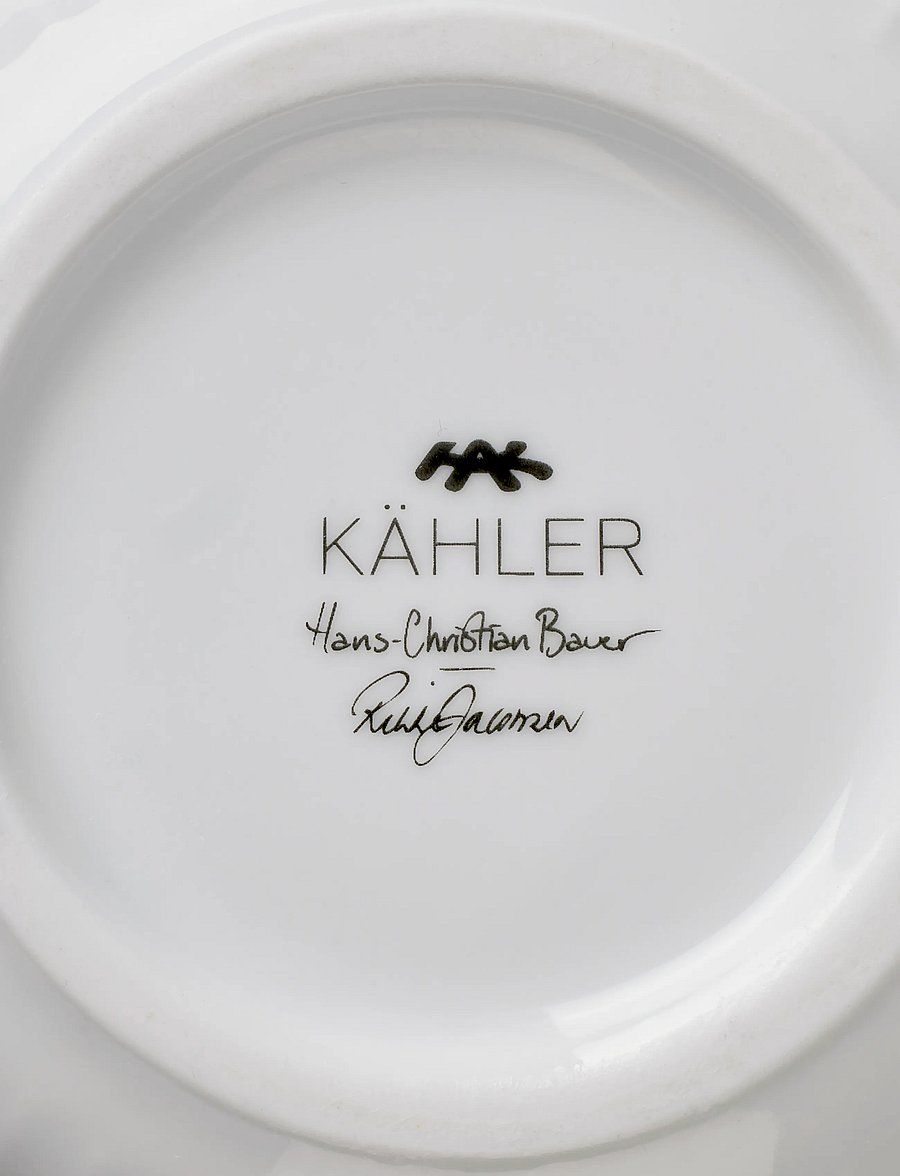 Kähler - Hammershøi Christmas Sauce boat 66 cl white w. deco - kastmekannud ja kastmepotid - white w. deco - 5