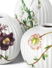 Kähler - Hammershøi Spring Vase miniatyr m. deko 3 stk. - små vaser - white w. deco - 2