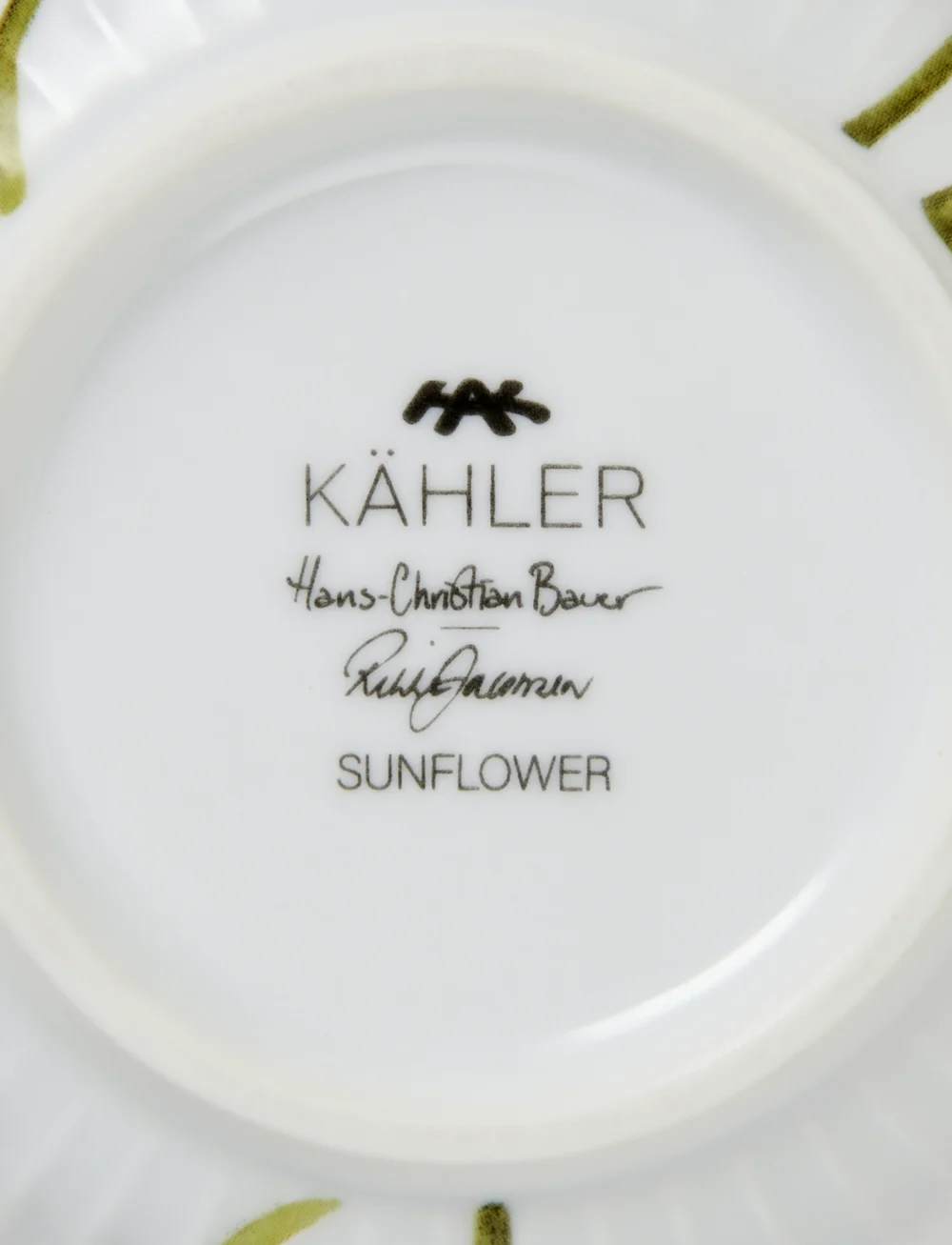 Kähler - Hammershøi Summer Bowl Ø12 cm sunflower - fruit bowls - sunflower - 3