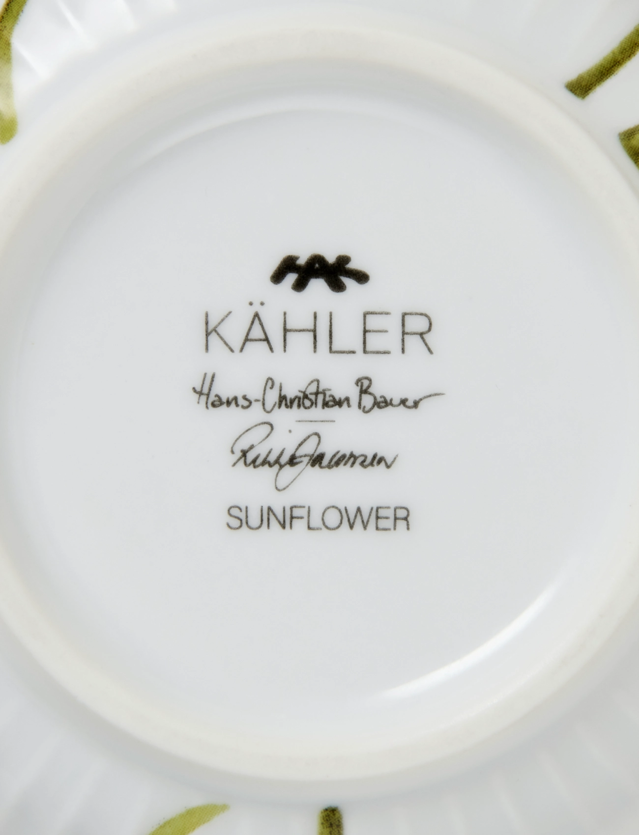 Kähler - Hammershøi Summer Skål Ø12 cm solsikke - laveste priser - sunflower - 3